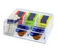 Boîte à thé & infusion/Multibox,en plastique transparent