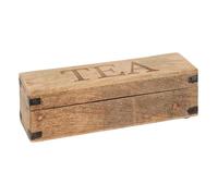 Boîte à thé manguier 32x9cm - Atmosphera Créateur d'intérieur