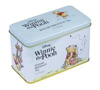 Boîte à thé New English Teas Winnie l'ourson avec 40 sachets de thé English Breakfast, mettant en vedette Tigrou, Porcinet et Bourriquet.