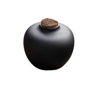 Boîte à thé Pot de stockage de thé en vrac en céramique Noix de ménage Pot scellé en céréales de café Pot de stockage rétro chinois Pot de stockage de thé Conteneur de stockage(C,L)