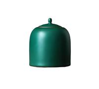 Boîte à Thé Small Ceramic Tea Caddy, Household Sealed Container, Tea Storage Jar, Retro Mini Portable Tea Canister Tea Cans(A)