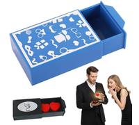 Boîte à tiroir pour tours de magie - Boîte magique pour magiciens - Illusions de rue - Gimmicks - Accessoires de mentalisme - Boîte magique pour la Saint-Valentin - MagicBox pour apparaître et