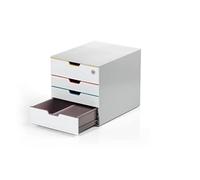 Durable VARICOLOR MIX 4 SAFE - 7626 762627 Caisson à tiroirs gris DIN A4, DIN C4 Nombre de tiroirs: 4