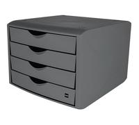 helit Boîte de tiroir avec blocage d’extraction 4 tiroirs gris clair H215xl26...