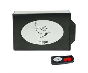 Boîte à tiroirs pour tours de magie, accessoire d'illusion magique avec tiroir secret caché pour magiciens, activités amusantes et faciles, amélioration des compétences imaginatives (noir)