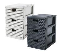 Boîte à tiroirs - ROTHO - COUNTRY - Transparent - Plastique - Style Campagne