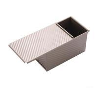 Boîte à toast avec couvercle et construction en acier au carbone anti-adhésif pour une performance fiable dans les routines de cuisson quotidiennes