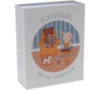 Coffret souvenirs naissance marron, bleu TU
