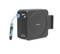 CELLFAST Ensemble Avec Enrouleur De Tuyau Automatique Support Mural Tuyau De Raccordement Buse De Nettoyage Raccord Rapide Et Connexion De Tuyau Ergo