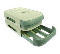 Boîte à Œufs de Type Tiroir Pp, Grosse Capacité pour Réfrigérateur | Roulement Automatique, Conservation Longue Durée, Aérations Renforcées, Prise Facile, la Cuisine et Froid