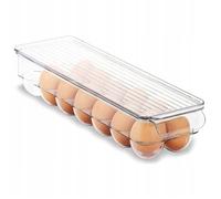 Boîte à œufs - ORION - 36x10,5x8,5cm - Couvercle inclus - Récipient pour 14 œufs - Plastique transparent