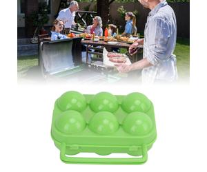 Boîte à œufs portable, récipient à œufs de taille moyenne pour le camping et les voyages, rangement antichoc pour œufs avec poignée, étui de