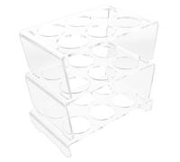 Boîte à Œufs pour Réfrigérateur à 3 Niveaux en Acrylique | Rangement Multicompartiment Détachable, Gestion des Œufs, Hôtels et Cuisines, Optimise L’espace Intérieur