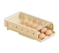 Boîte à œufs pour réfrigérateur - Peu encombrante - Design empilable - Peut contenir 7 à 14 œufs - Boîte à œufs pour réfrigérateur - Accessoires (C)
