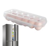 Boîte à œufs pour réfrigérateur | Support transparent empilable avec couvercle anti-collision Grille Conteneur Cover Réfrigérateur Organisation