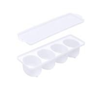 Boîte à œufs pour œufs souples - Matériau PP avec couvercle - Réfrigérateur | Récipient à œufs | Organiseur de cuisine Meal Prep | Boîte de conservation fraîcheur | Organisation du réfrigérateur |