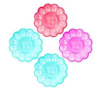 Boîte à Œufs Pratique, Lot de 4, Plastique, pour Œufs | Plateau de Rangement Stable, Gain de Place sur Table et Armoire, Usage Domestique Simple Couleur Aléatoire