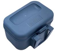 Boîte à ver, pêche en plastique Boîte à appâts vivants, seau à appâts à trous respirants avec couvercle de fuite, clip sur un récipient à ver pour ceinture