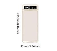 Boîte à verrouillage temporel - Casier intelligent pour téléphone portable - Boîte booster d'habitudes pour voyage, chambre à coucher, maison, salle de classe, université, dortoir, adolescents