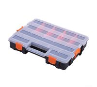 Boîte à vis de bricolage avec compartiments réglables, rangement robuste pour vis, clous, écrous, boulons et divers petits outils de bricolage