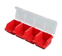 Boîte À Vis Et Quincaillerie Avec Couvercle À Poignée Casiers Boîtes De | Outils Quincaillerie Pièces Vis Coffret Pour Perles Boulons Écrous Pêche Bijoux Maison Bureau Garage Chambre