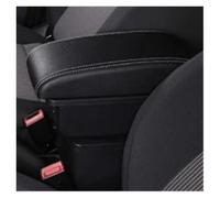 Boîte Accoudoir Accoudoir Central De Voiture Avec Porte-gobelet Et Interface USB Pour VW Pour Touran Pour Caddy Console Accoudoir(B-Black white line)