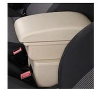 Boîte Accoudoir Accoudoir Central De Voiture Avec Porte-gobelet Et Interface USB Pour VW Pour Touran Pour Caddy Console Accoudoir(B-Beige)