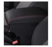 Boîte Accoudoir Accoudoir Central De Voiture Avec Porte-gobelet Et Interface USB Pour VW Pour Touran Pour Caddy Console Accoudoir(C-Black red line)