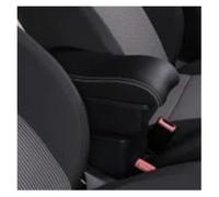 Boîte Accoudoir Accoudoir Central Pour Fiat Pour Panda II 2 Boîte De Rangement Avec Porte-gobelet Voiture Console Centrale(A-Black white line)