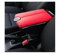 Boîte Accoudoir Accoudoir Central Pour Kia Pour Rio 3 Pour Espace De Rangement Spécial Repose-coude Avec Porte-gobelet USB Voiture Console Centrale(B-Black red panel)
