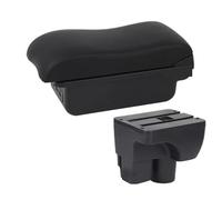 Boîte Accoudoir Accoudoir De Voiture Pour Chevrolet Pour Sail 3 III Boîte De Rangement Pièces De Rechange Dédiées Accessoires Automobiles Console Accoudoir(B2 black line 3USB)