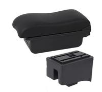 Boîte Accoudoir Accoudoir De Voiture Pour VW Pour Vento Pour Polo V 2009-2020 Polo Vivo Boîte De Rangement Accessoires De Voiture Rénovation Intérieure Voiture Console Centrale(B2 black line 3USB)
