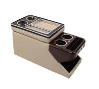 Boîte Accoudoir POUR Chrysler POUR Pacifica 2016+ Rangée Avant Garde-corps Coffret Général Affaires Accoudoir Magasin Central Affaires Voiture Mobile Voiture Console Centrale(C beige)