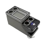 Boîte Accoudoir POUR Chrysler POUR Pacifica 2016+ Rangée Avant Garde-corps Coffret Général Affaires Accoudoir Magasin Central Affaires Voiture Mobile Voiture Console Centrale(D - GRAY)