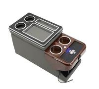 Boîte Accoudoir POUR Chrysler POUR Pacifica 2016+ Rangée Avant Garde-corps Coffret Général Affaires Accoudoir Magasin Central Affaires Voiture Mobile Voiture Console Centrale(E - GRAY)