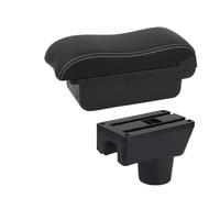 Boîte Accoudoir Pour Mitsubishi Pour Attrage Pour Mirage Pour Space Pour Star Boîte Rangement Pièces Rénovation Accessoire Voiture Accoudoir Boîte Voiture Console Centrale(A2 Black white NOUSB)