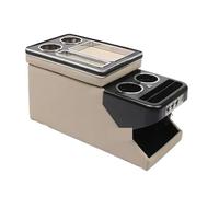Boîte Accoudoir Pour Peugeot Pour Traveller 2016+ Rangée Avant Garde-corps Coffret Général Affaires Accoudoir Magasin Central Affaires Voiture Mobile Voiture Console Centrale(B beige)