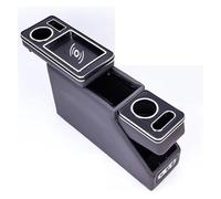 Boîte Accoudoir POUR Toyota POUR ISIS Rangée Avant Garde-corps Coffret Général Affaires Accoudoir Magasin Central Voiture D'affaires 3ème 15CM 16CM Voiture Console Centrale(Gray Wireless chargi)