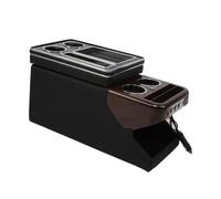 Boîte Accoudoir Pour Toyota Pour Sienna 2021+ Rangée Avant Garde-corps Coffret Général Affaires Accoudoir Magasin Central Affaires Voiture Mobile Voiture Console Centrale(C black)