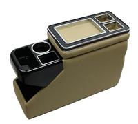 Boîte Accoudoir Pour Toyota Pour Sienna 2021+ Rangée Avant Garde-corps Coffret Général Affaires Accoudoir Magasin Central Affaires Voiture Mobile Voiture Console Centrale(1T Beige)