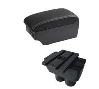 Boîte Accoudoir Pour VW Pour Touran Pour Caddy Console Centrale Repose-coude Magasin Central Boîte De Contenu Avec Interface USB Accoudoirs Central Console(C3 white line 7USB)