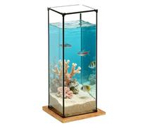 Boite Acrylique Protecteurs de Boîtier d'Affichage Sans Soudure, Housse Anti-Poussière pour Livres Cosmétiques Maquettes Voitures, Bacs Rangement Transparents(30x35xH50cm/12x14x20")