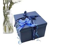 Boîte Album Photo DIY, Fournitures d'Emballage pour Fêtes Réutilisables 5 Couches, Boîte d'Amour Saint-Valentin, pour Parents Amis Étudiants Noël Remise des Diplômes Mariage Fiançailles