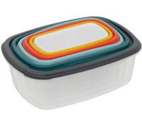 Boîte alimentaire 5FIVE 6 boites rectangulaires multicolors