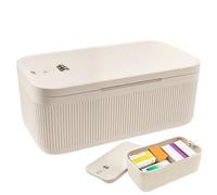 Boîte Alimentaire - Boîte De Sécurité Avec Serrure À Combinaison 23,9x13,1x9 Cm | Conteneur De Stockage De Nourriture Et De Médicaments Empilables Portables Verrouillables Pour Les Voyages, Le Camping