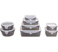 Boîte alimentaire de 8 avec couvercle flexible gris ED-225424tran