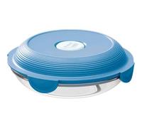 Boîte alimentaire en verre ronde 700 ml - Bleu