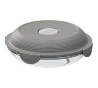 Boîte alimentaire en verre ronde 700 ml - Gris