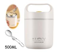 Boîte Alimentaire Isotherme,Porte-Aliments Portable,Gamelle Thermos Repas Chaud ou Froid,Contenant de Nourriture Portable,pour