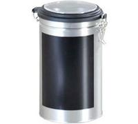 KESPER 38203 Boîte de Rangement avec Surface Inscriptible Métal Brun 11 x 11 x 19 cm